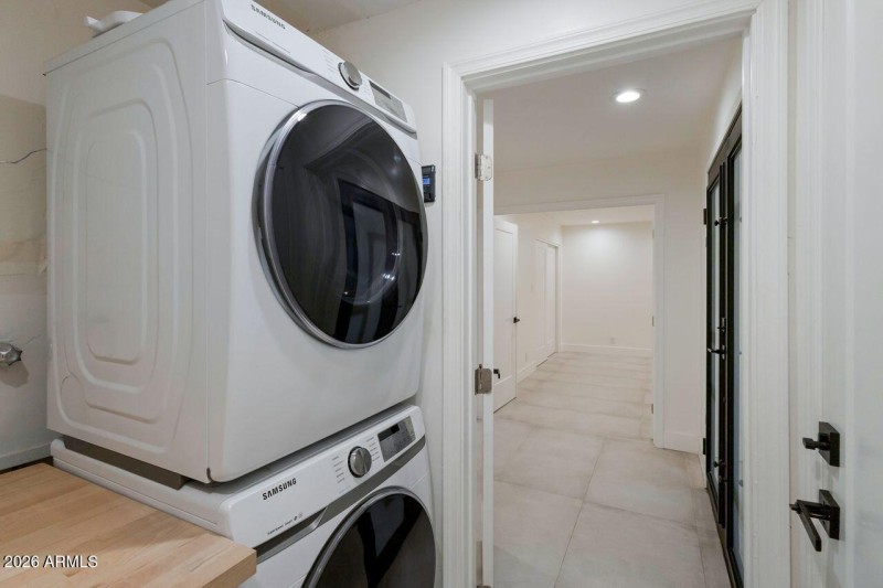 Laundry room.