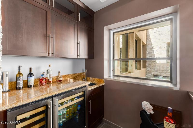 BAR W/ REFRIGERATORS & SINK