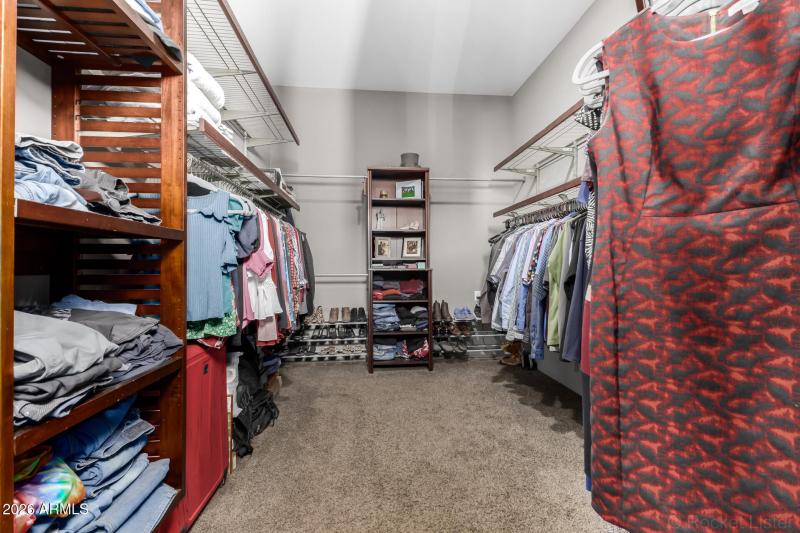 SPACIOUS MASTER CLOSET