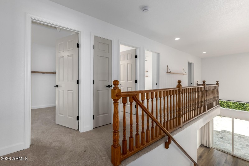 Stairway an other bedrooms