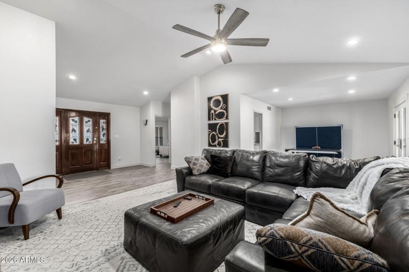 living and dining room