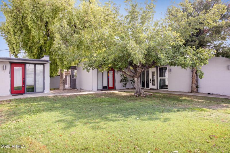 Courtyard and Front Door