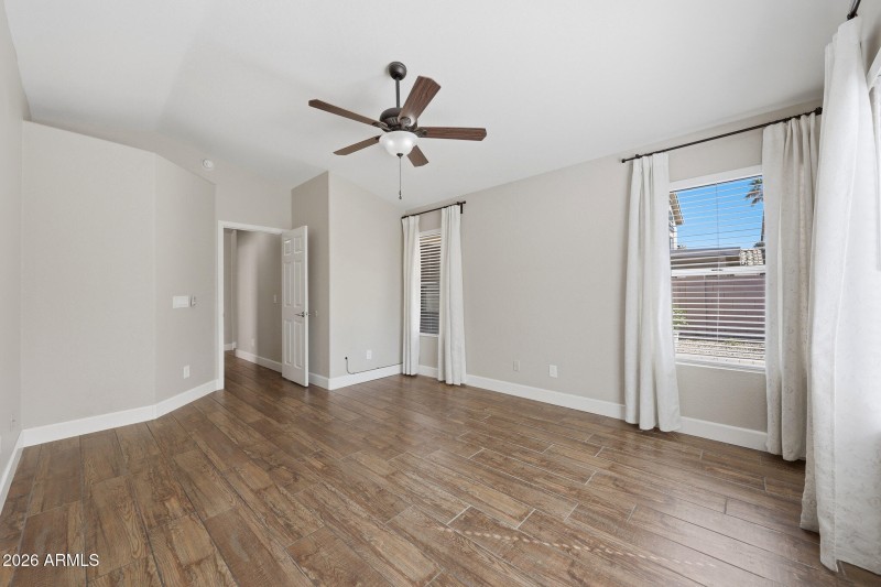 Looking out of Primary Bedroom