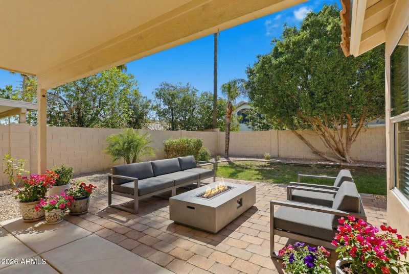 Virtually Staged Patio