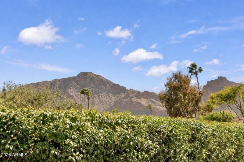Camelback View from seating area
