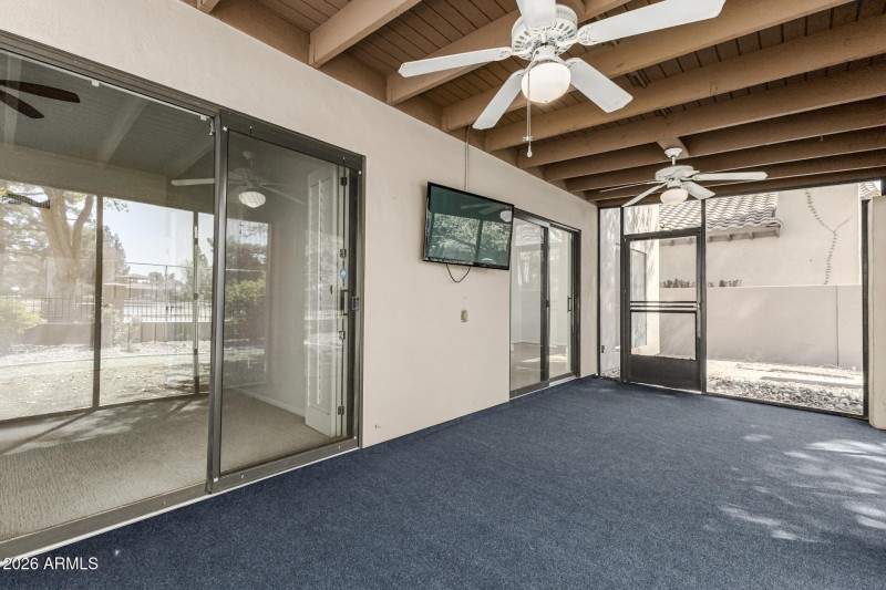 Dual Fans and Outdoor TV