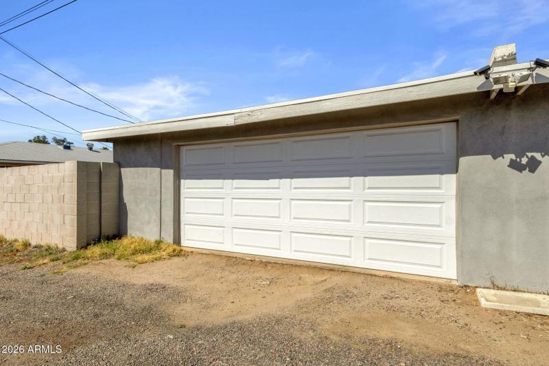 Carport with Garage Door