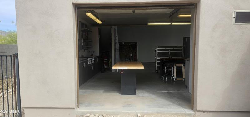 Pull Through garage door