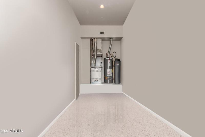 EMPTY Off Garage Storage Room