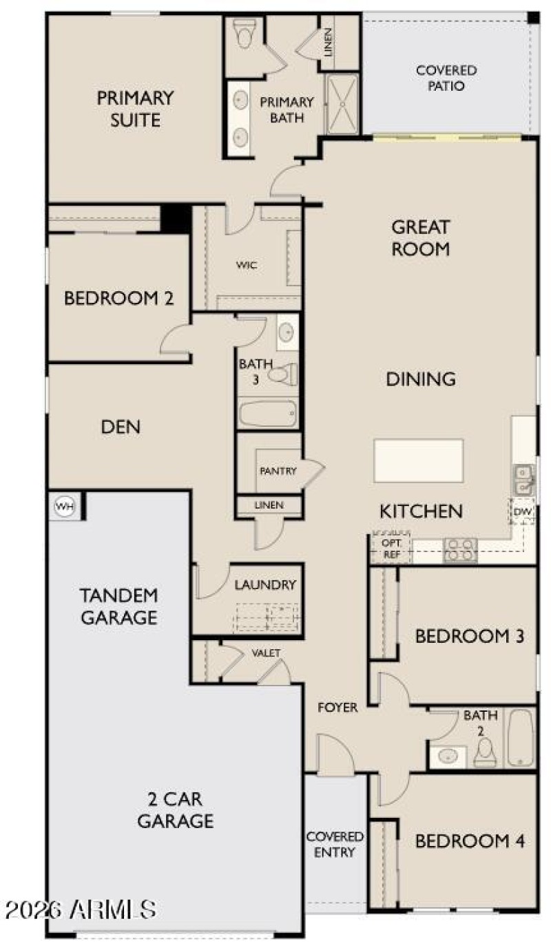 Lilac - Left Floorplan