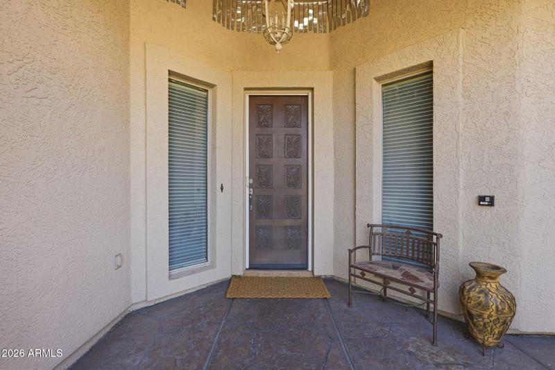 Covered Front Door Entry