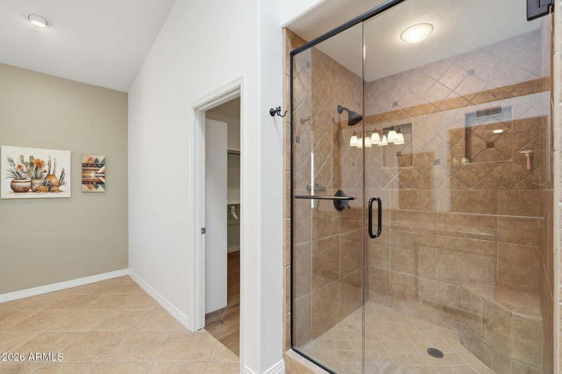 Master Bathroom walk-in shower