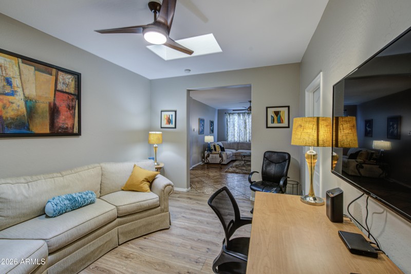 Den w/ Closet & Skylights