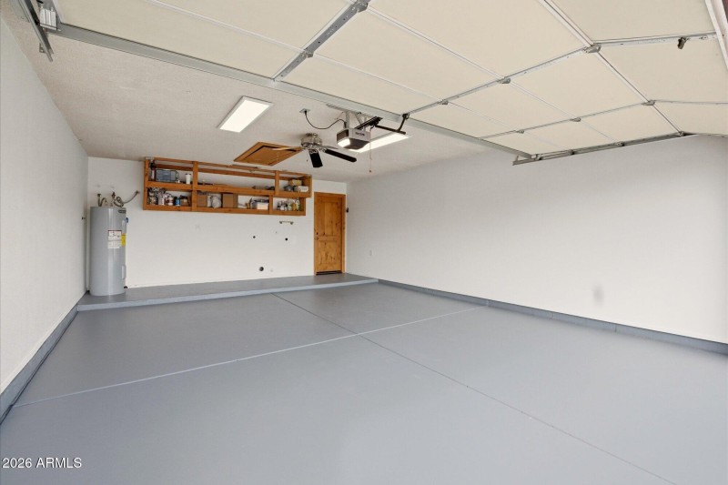 Newly Painted Garage