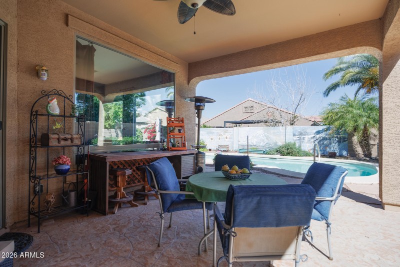 1328 E Palo Verde - Back Patio View