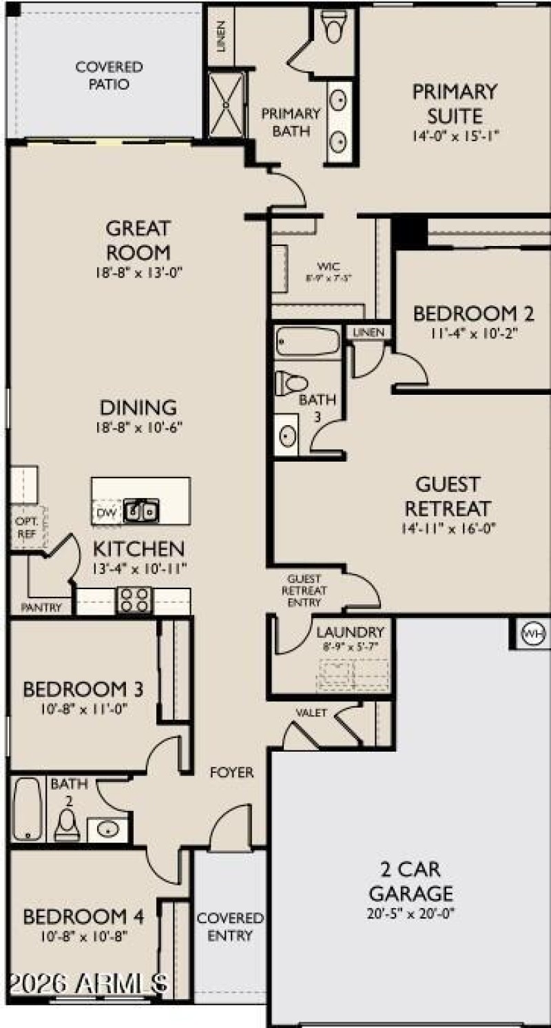 Floor Plan - Right Garage