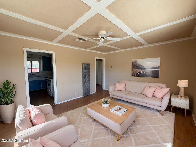 Living room (virtually staged)