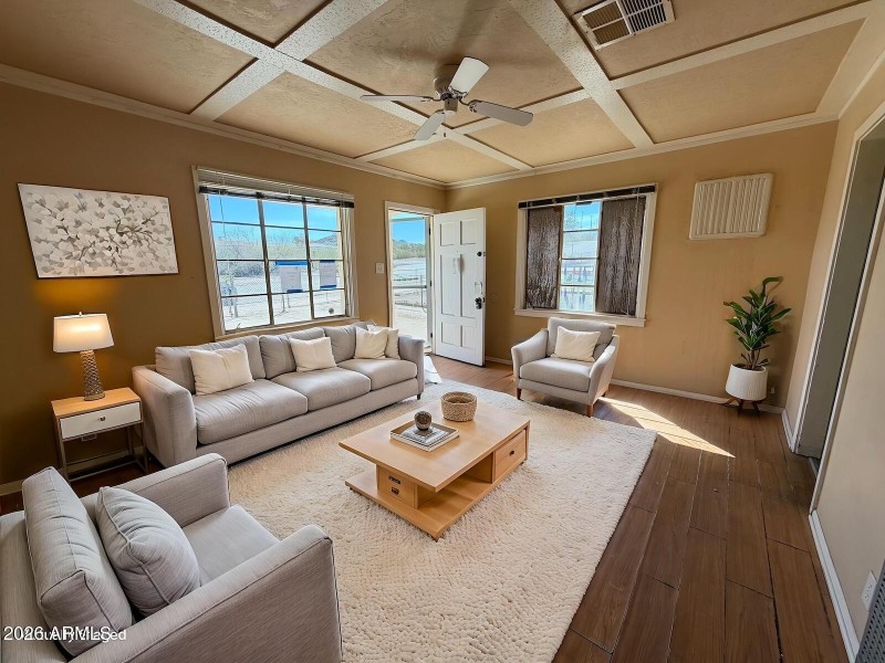 Living room (virtually staged)