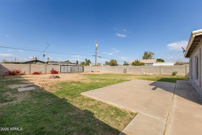Backyard Towards RV Gate