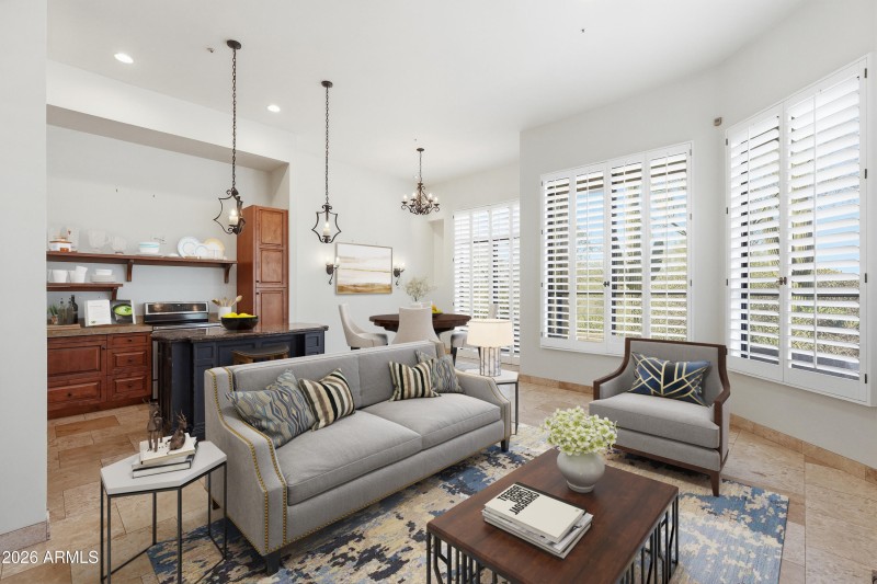 Great Room - Virtually Staged