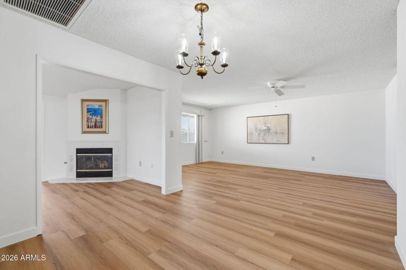 Living Room view from Dining Room