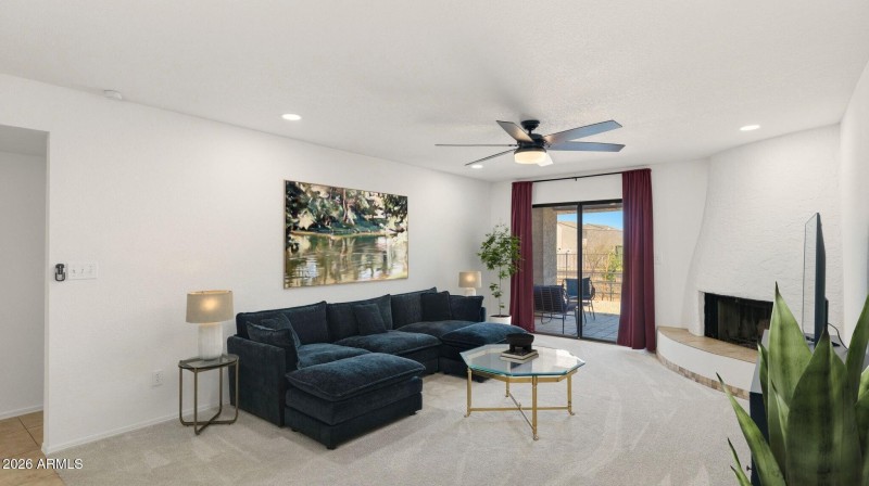 Living Room - Virtually Staged