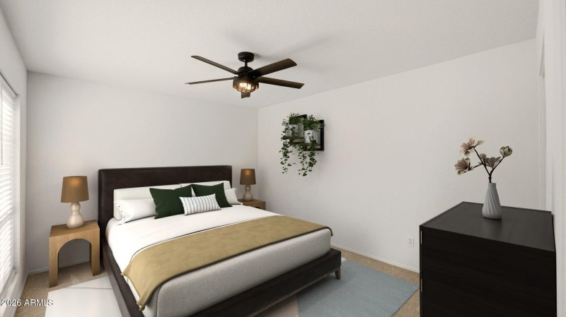 Guest Bedroom - Virtually Staged