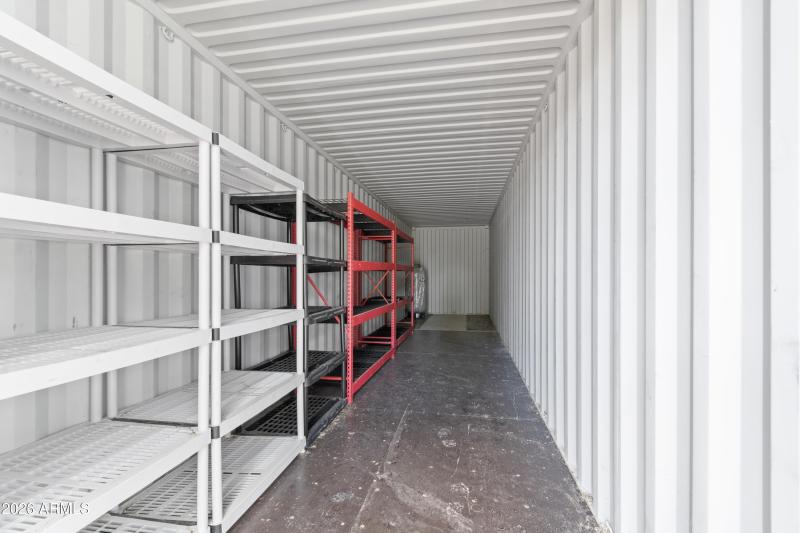 Large Shipping Container on property