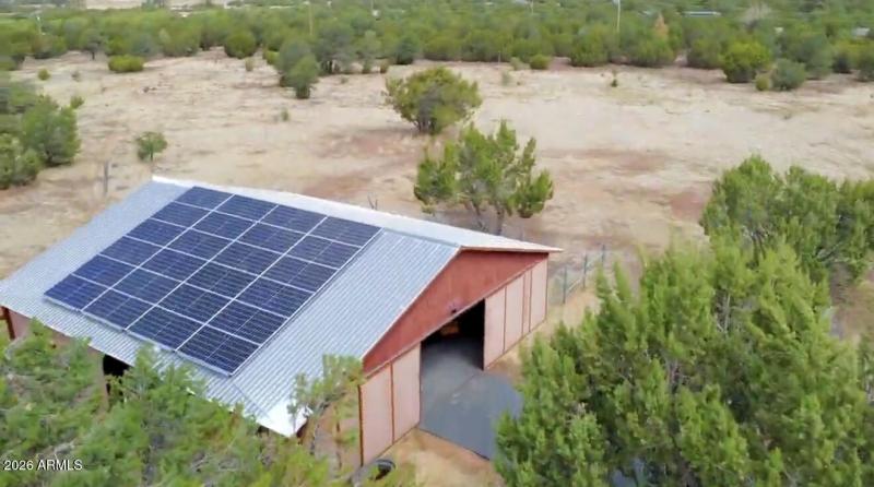 Solar System on barn