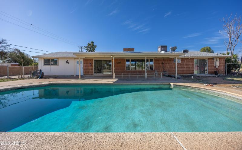 Pool to Back of Home