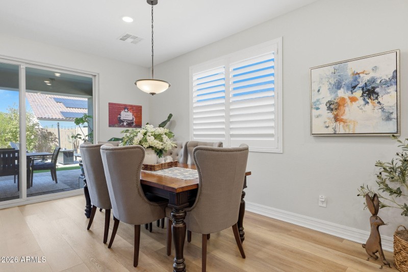 Dining in Great Room