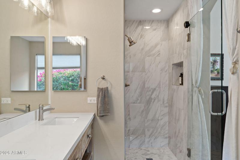 Glass Enclosed Walk-in Shower
