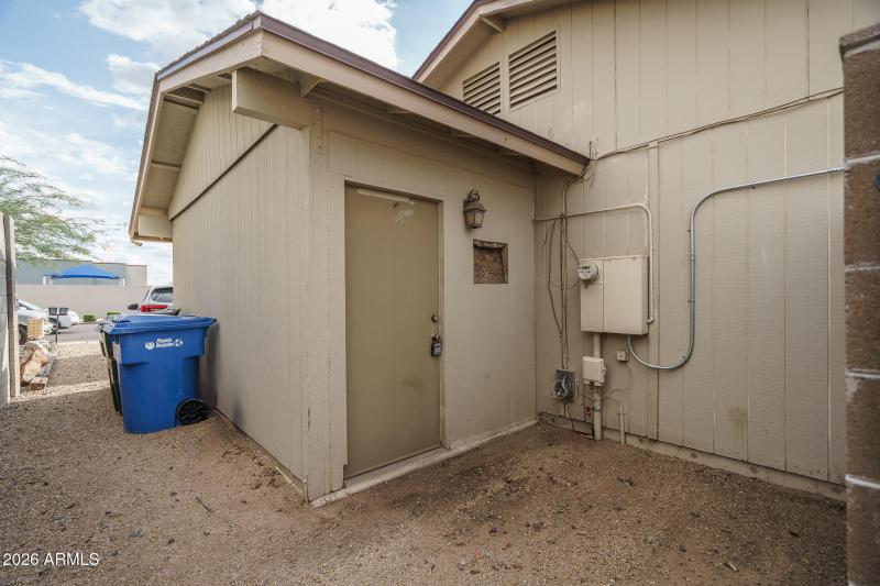 26) GARAGE SERVICE DOOR