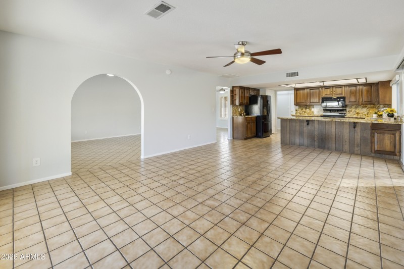 Open layout for easy living