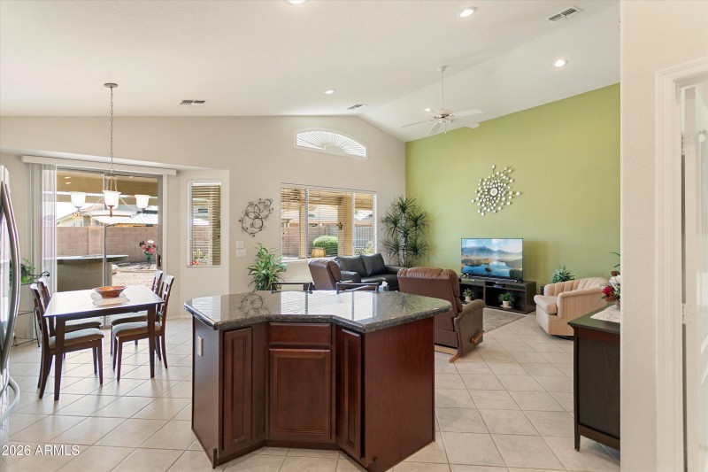 Great Room across Island