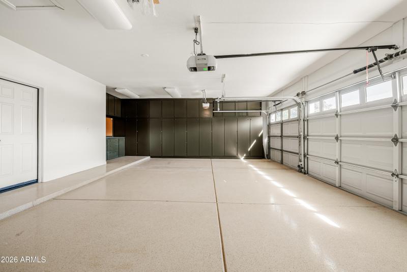 3 car garage with storage