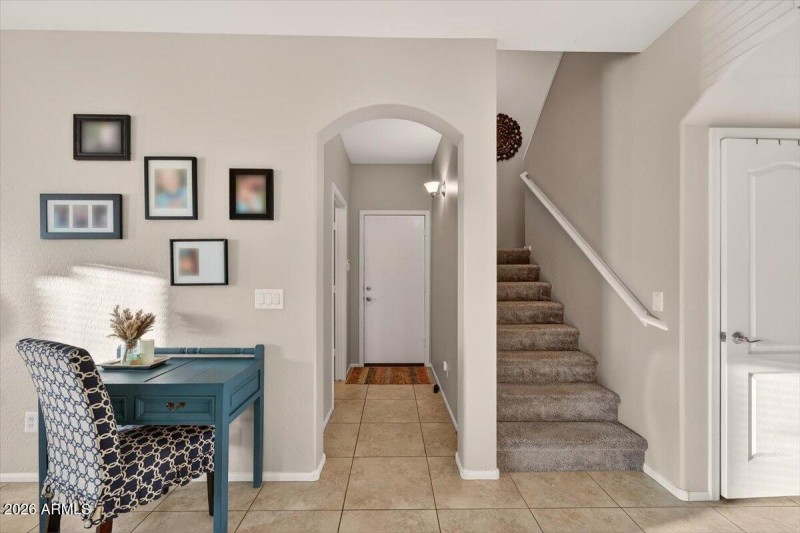 Entry Hall with Staircase