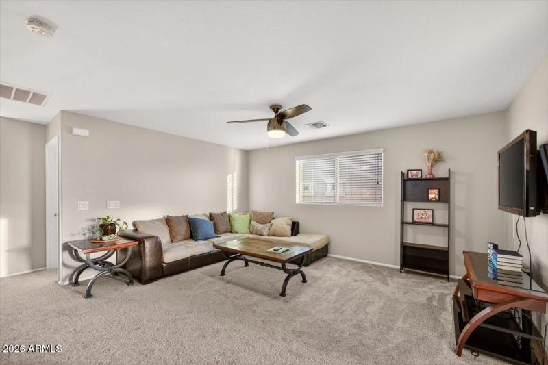Spacious Upstairs Game Room