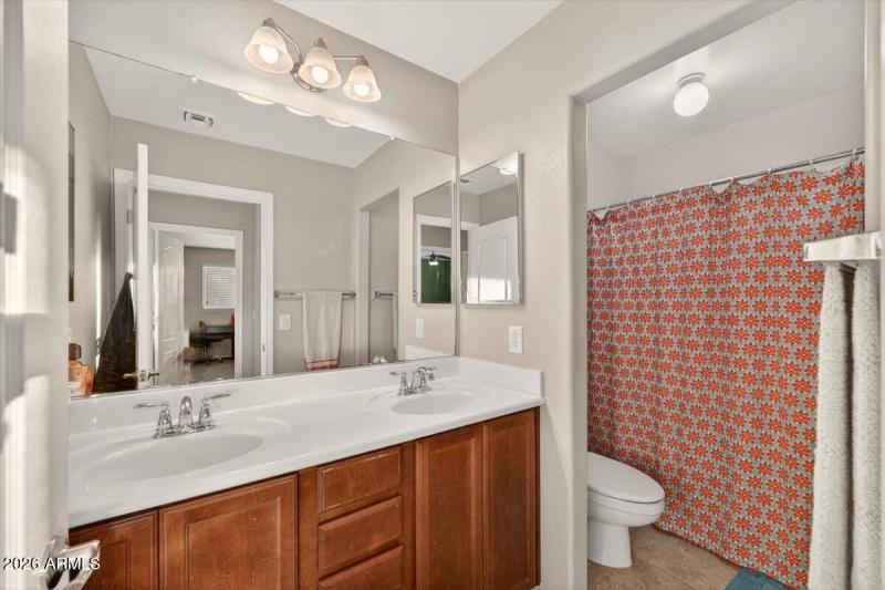 Dual Vanity Guest Bathroom