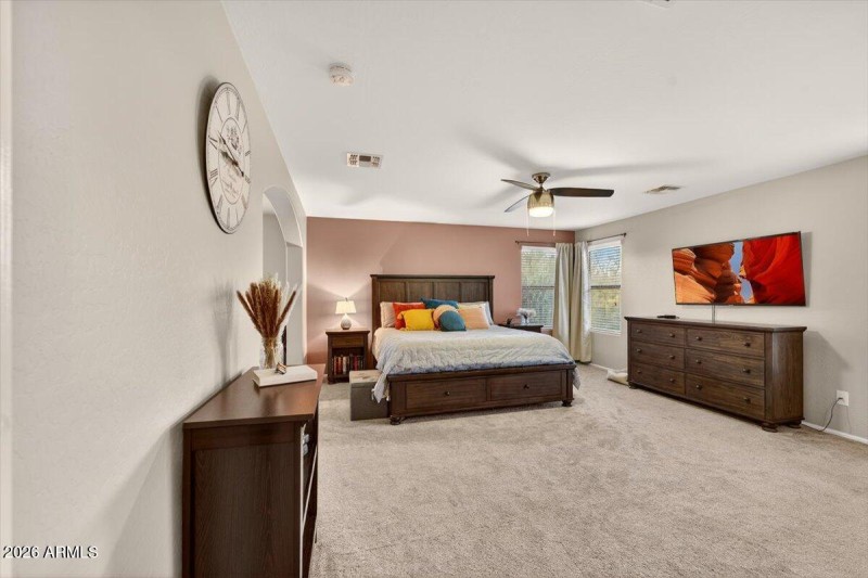 Spacious Primary Bedroom Retreat