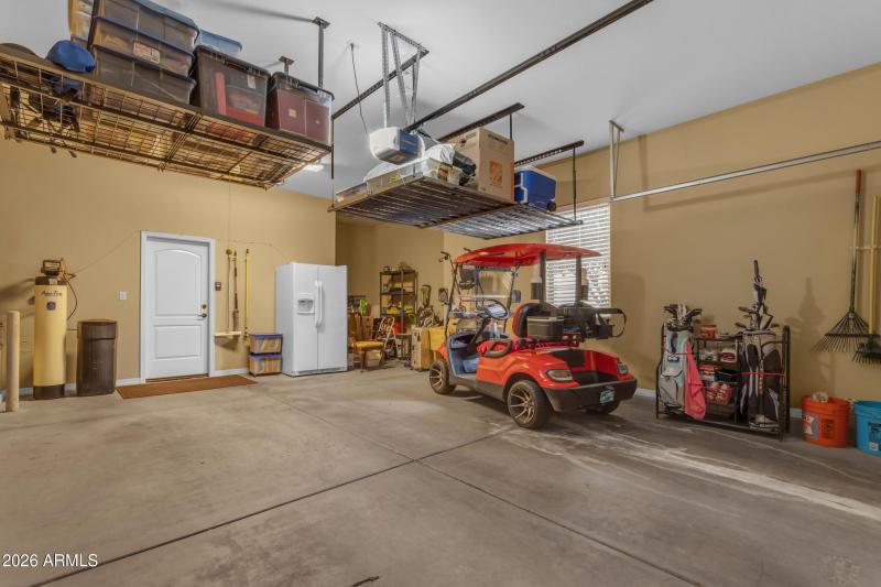 Golf Cart can fit in back tandem area