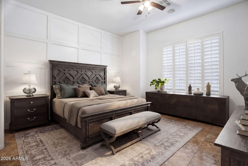 Downstairs main bedroom