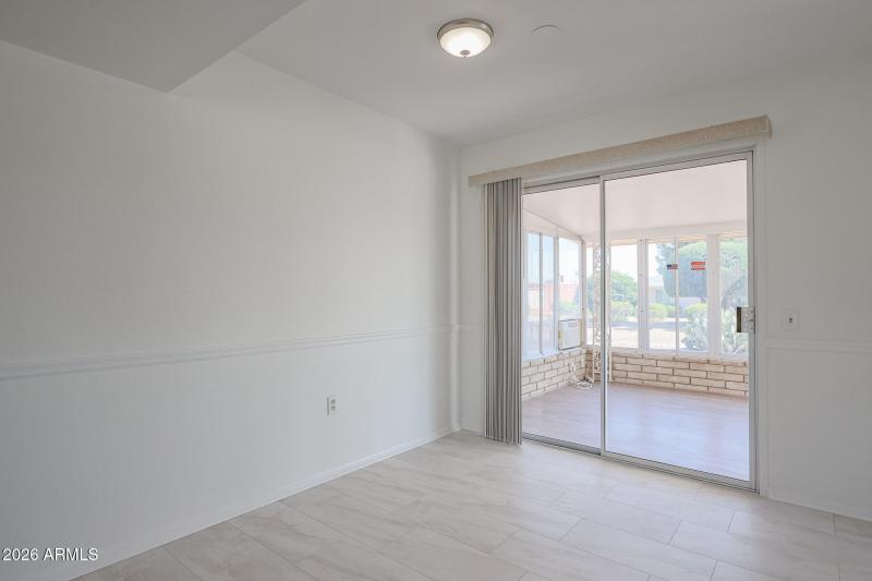 DINING AREA/ENTRANCE TO ARIZONA ROOM