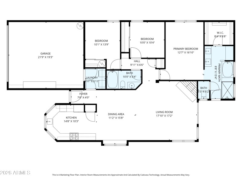 floor plan with dimensions