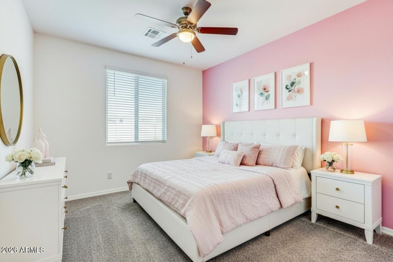 Bedroom 2- virtually staged