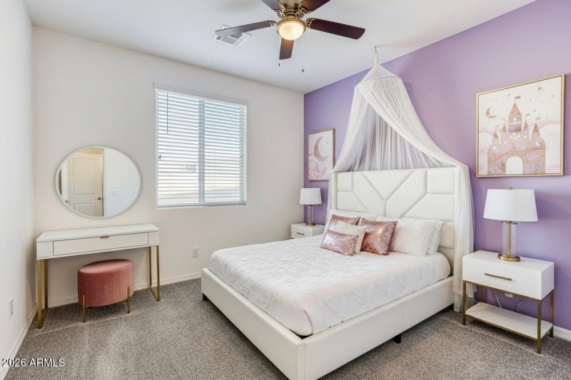 Bedroom 1- virtually staged