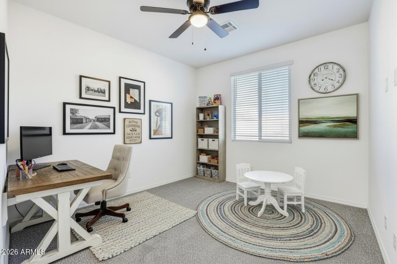 Office/Den-virtually staged