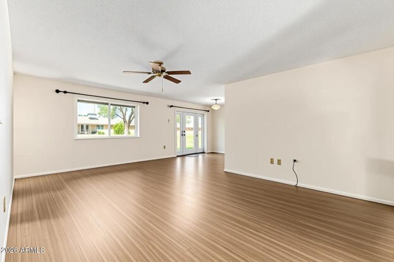 Living Room Virtually Staged Empty 3