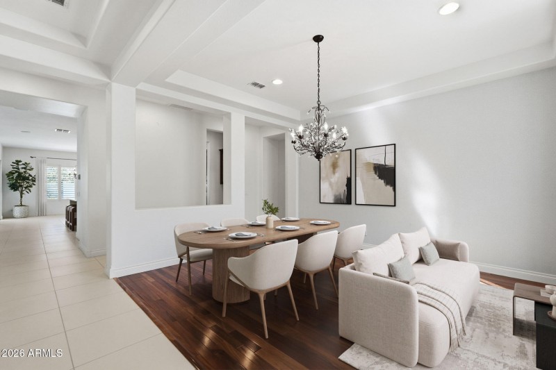 Staged Formal Living Dining