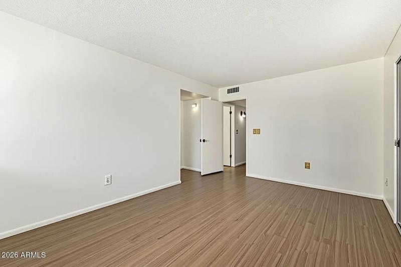 Primary Bedroom Virtually Staged Empty 2